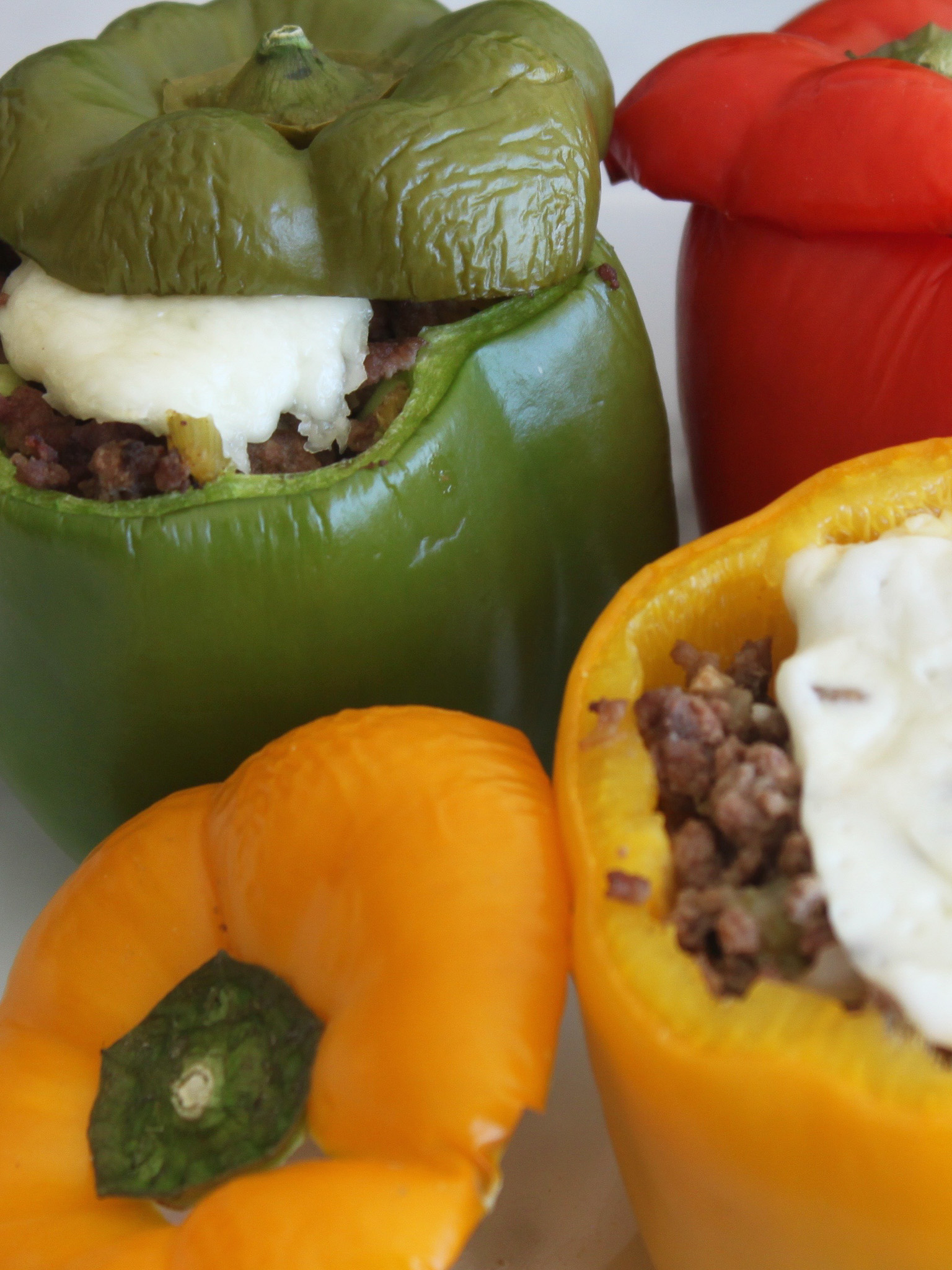 Pimientos Rellenos de Carne Molida